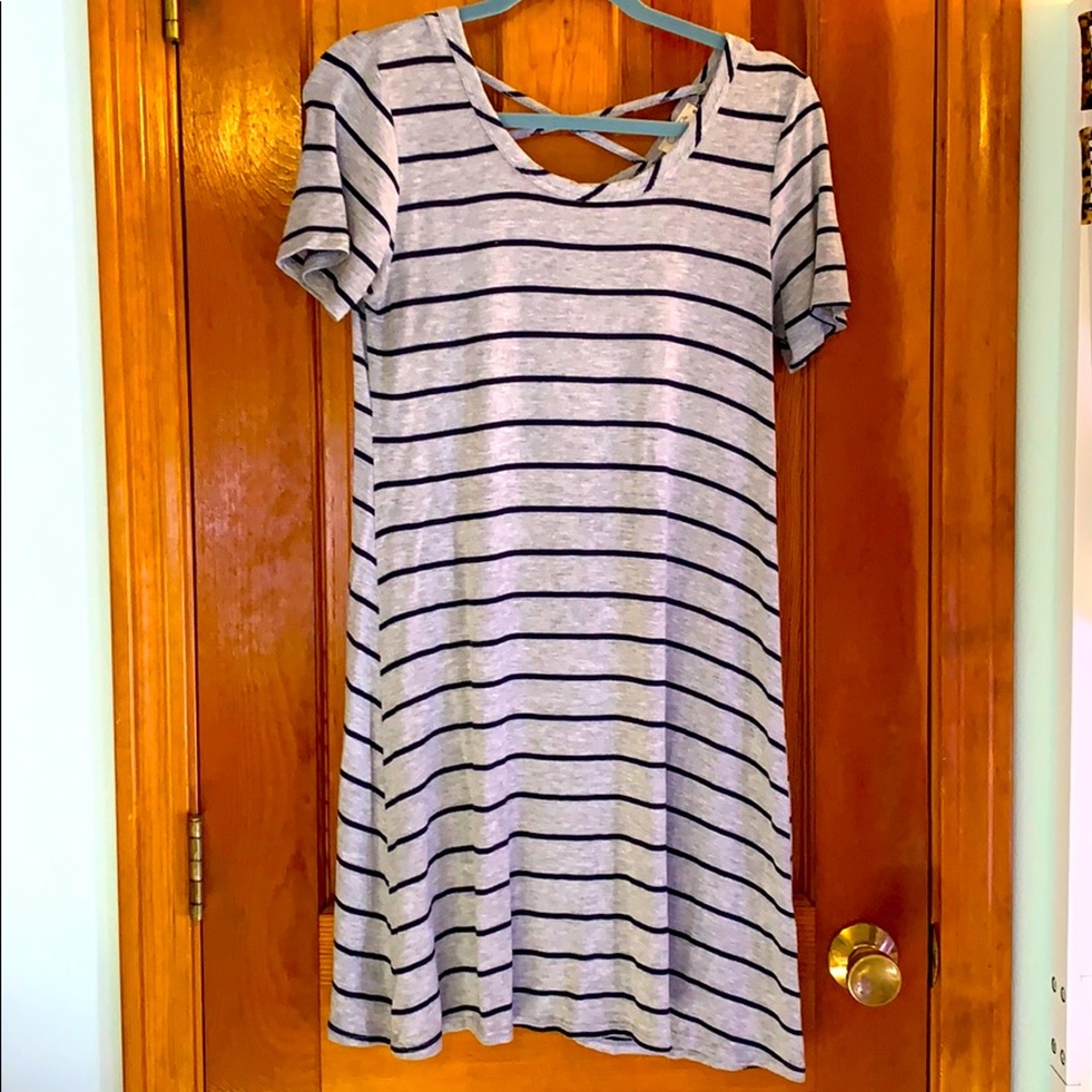 Cotton Striped Dress